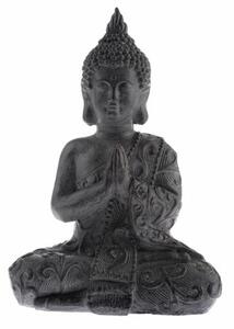 Kerti dekoráció Buddha, antracit, magnézium , 38 x15 x 26 cm