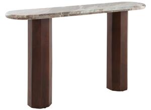 Jotex Bézs márvány fésülködőasztal LOUIE 139 x 30 cm