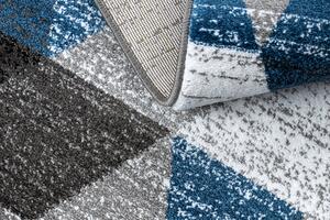 INTERO TECHNIC 3D szőnyeg gyémánt háromszögek kék