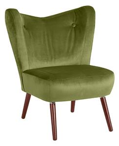 Sari Velvet zöld fotel - Max Winzer