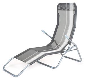 Happy Green Strandfotel antracit, 142 x 60 x 96cm, 142 x 60 x 96 cm