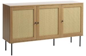 Komód Unique Furniture Pensacola 140 x 40 cm tölgy díszítéssel