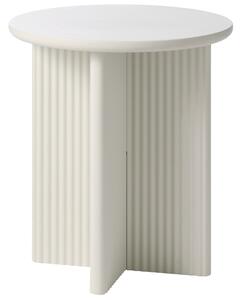 Szürke lakkozott oldalasztal Unique Furniture Palma 50 cm