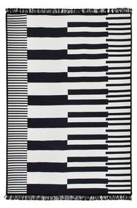 Klotho fekete-fehér kétoldalas szőnyeg, 80 x 150 cm