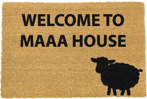 Welcome to Maaa House természetes kókuszrost lábtörlő, 40 x 60 cm - Artsy Doormats