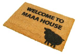 Welcome to Maaa House természetes kókuszrost lábtörlő, 40 x 60 cm - Artsy Doormats