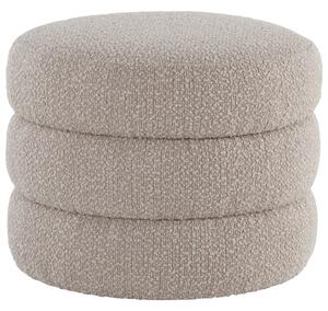 Jotex Bézs színű bouclé puff TRIBUS 50 cm