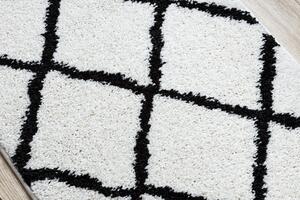 Szőnyeg, Futó szőnyegek BERBER CROSS fehér - a konyhához és a folyosóra