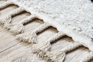 Szőnyeg, Futó szőnyegek BERBER CROSS fehér - a konyhához és a folyosóra