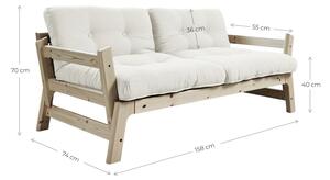 Step Natural Clear/Wheat Beige variálható kanapé - Karup Design
