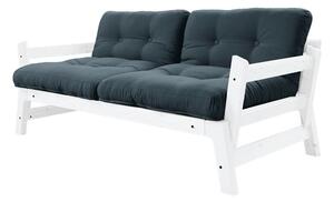 Step White/Petrol Blue olajkék kinyitható kanapé - Karup Design