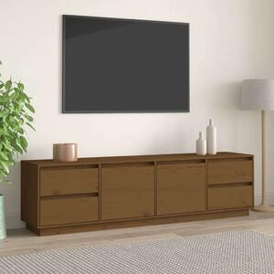VidaXL Tömörfenyő TV-szekrény - 176 cm