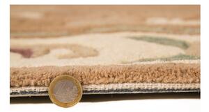 Aubusson bézs gyapjú szőnyeg, 67 x 127 cm - Flair Rugs