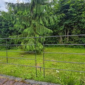 Moduláris, leszúrható fém kerti kis kerítés, classic