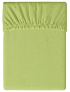 Jersey lepedő pisztácia 90 x 200 cm