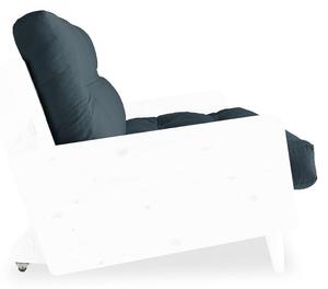 Indie White/Petrol Blue kék kinyitható kanapé - Karup Design