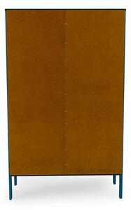 Uno petróleumkék könyvespolc, magasság 176 cm - Tenzo