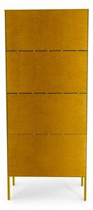 Uno sárga vitrin, szélesség 76 cm - Tenzo