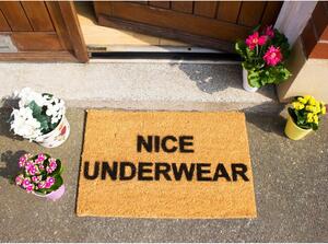 Nice Underwear természetes kókuszrost lábtörlő, 40 x 60 cm - Artsy Doormats