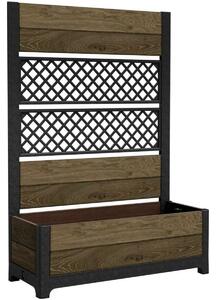 Keter Deco Tulip virágcserép, 110 l, 2 panel,barna