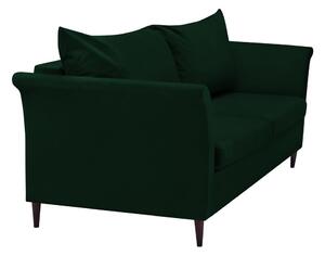 Pivoine zöld kinyitható kanapé ágyneműtartóval - Mazzini Sofas