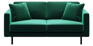Zöld bársony kanapé 167 cm Kobo – MESONICA