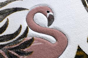 PETIT szőnyeg GARDEN Flamingók A MONSTERA LEVEL krém