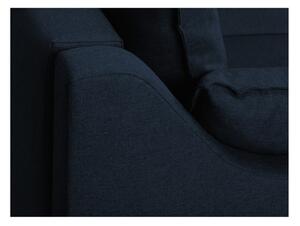 Ancolie kék kinyitható kanapé tárolóhellyel, 215 cm - Mazzini Sofas