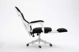 Helo Gamer szék lábtartóval fehér (HO-SW110FH)