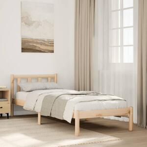 Tömör fenyőfa extra hosszú ágykeret matrac nélkül 80 x 210 cm
