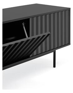 Fekete TV-állvány 180x52 cm Sierra – Teulat