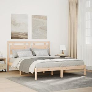Tömör fa extra hosszú ágykeret matrac nélkül 140 x 210 cm