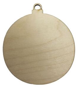 Atmowood Gömb alakú karácsonyfadísz 10 cm