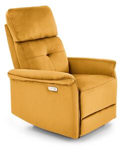 Semir elektromos relax fotel (Szín: mustársárga)