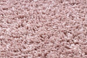 Szőnyeg BERBER 9000 kör rózsaszín Rojt shaggy