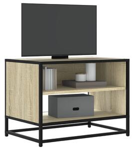 Sonoma tölgy színű szerelt fa és fém TV-szekrény 61x40x46 cm