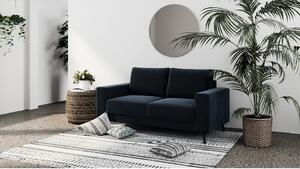 Fynn sötétkék bársony kanapé, 168 cm - Ghado