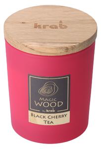 Krab Magic Wood illatgyertya - fekete cseresznye tea