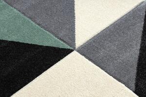 ALTER szőnyeg Fiori Geometriai, háromszögek, négyszögletes zöld