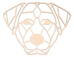 AtmoWood Geometrikus fakép - Labrador retriever 30 cm Szín:: Természetes