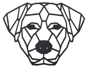 Atmowood Geometrikus fakép - Labrador retriever 30 cm Szín:: Fekete