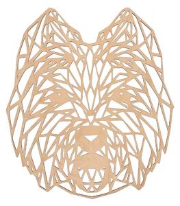 AtmoWood Geometrikus fakép - Nyugati Terrier 30 cm Szín:: Természetes
