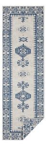 Duque kék-krémszínű kültéri szőnyeg, 80 x 250 cm - NORTHRUGS