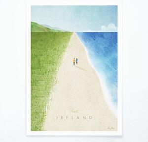 Poszter Ireland, 30x40 cm - Travelposter