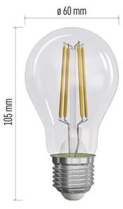 EMOS Filament LED-égő, 3.8W, E27, 212lm/W A fény színe: Melegfehér