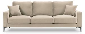 Harmony bézs bársony kanapé, 220 cm - Kooko Home