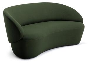 Naïve zöld kanapé gyapjú kárpitozással, 162 cm - EMKO