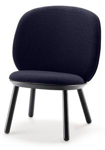 Naïve kék-fekete fotel gyapjú kárpitozással - EMKO