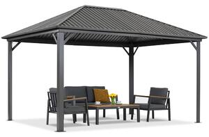 Fém pavilon Szardínia 3x4 Garden Point antracit
