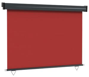 VidaXL piros oldalsó terasznapellenző 122 x 250 cm